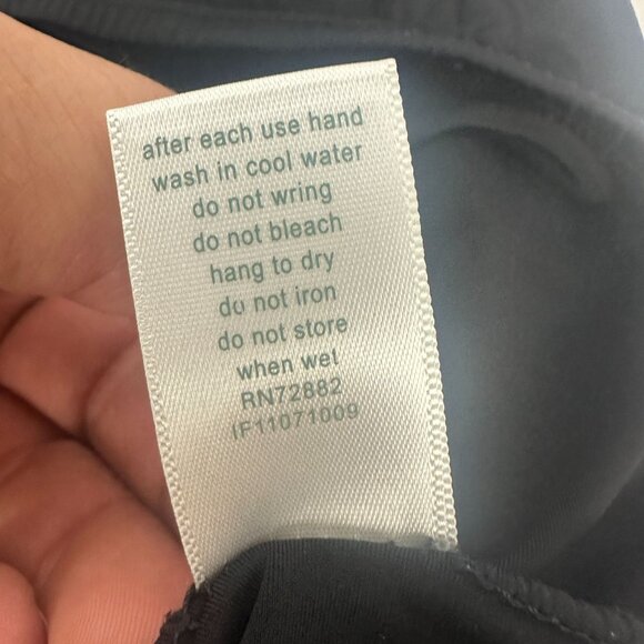 Fashion Bug Womens Black Swim Skort 16W Plus Size Stretch Comfortable - Picture 6 of 11